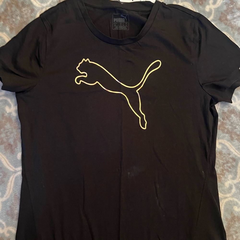 Black Puma Tee Active